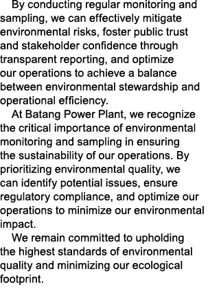 By conducting regular monitoring and sampling, we can effectively mitigate environmental risks, foster public trust a...